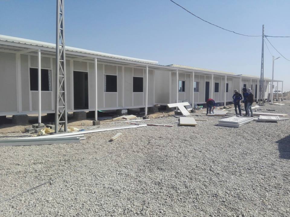 Sustainable shelter compound project with 406 Caravans and infrastructure works for IDPs in Karabala governorate